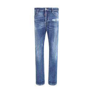 Dsquared² Cool Guy Distressed Denim Jeans Men Blue Jeans & Pants